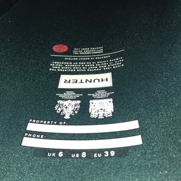 New Hunter Women's Original Tall Rain Boots: Green - Picture 5 of 16